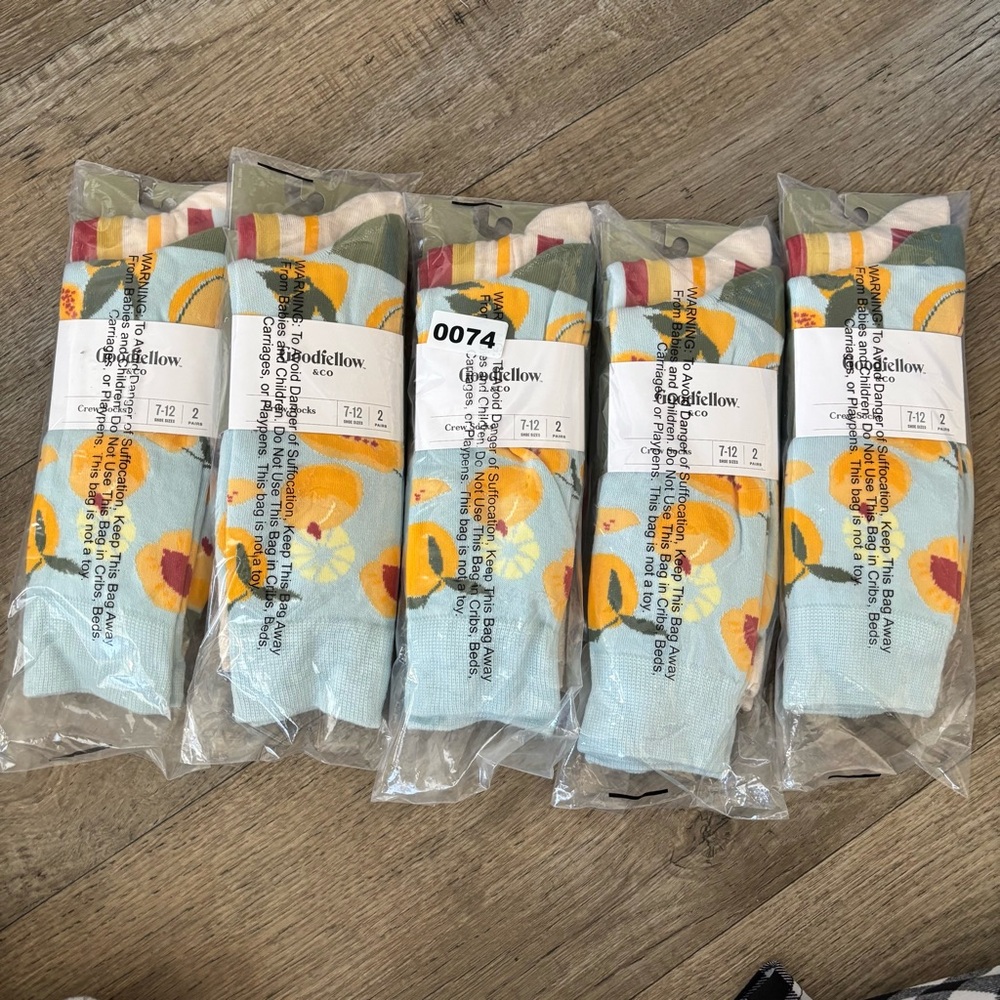 10pairs - Goodfellow & Co Men’s Crew socks print size 7-12 NWT